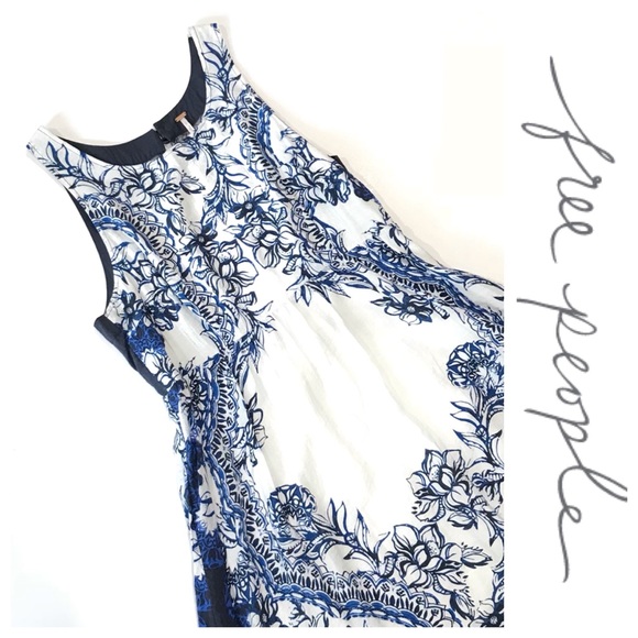 Free People Dresses & Skirts - FREE PEOPLE floral hi low maxi dress